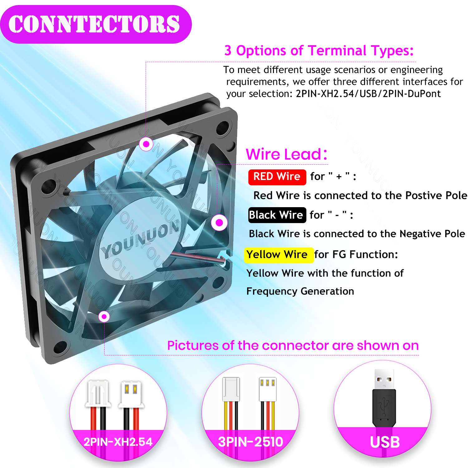 2PCS 60mm 5V 12V 24V Brushless - Pc Case Fan のレビューと価格