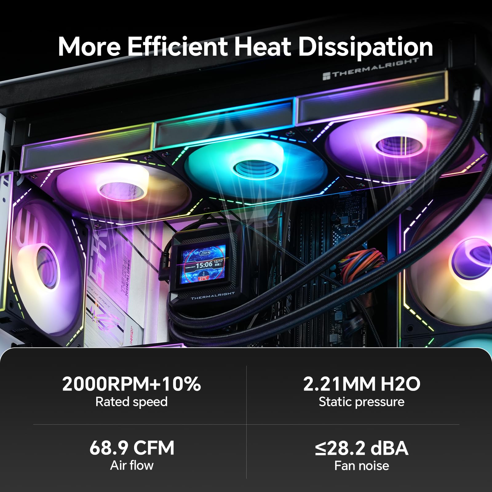 Thermalright TL-M12QW-S X3 Com - Pc Case Fan のレビューと価格