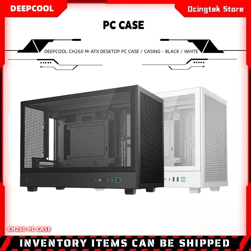 DEEPCOOL CH260 Micro ATX Deskt - Pc Gaming White のレビューと価格