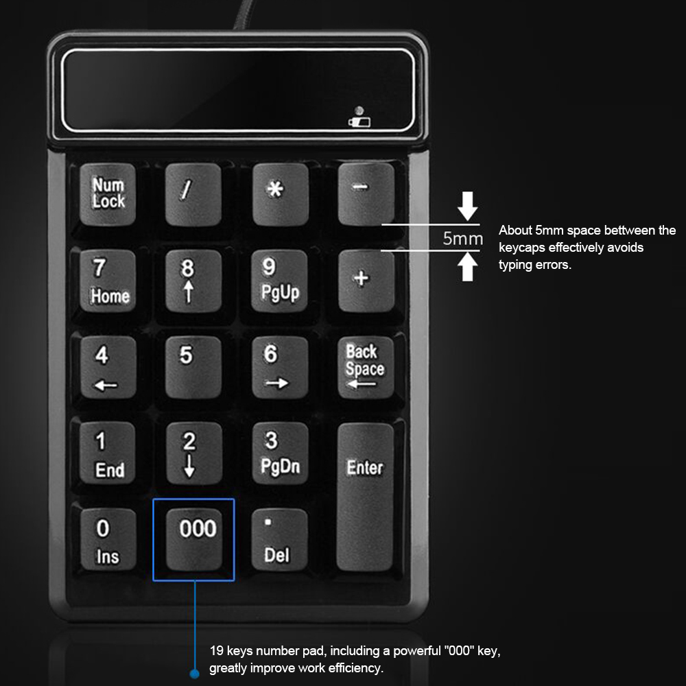 【Sale】Keypad USB Wired Numeric - Pc Gaming On Sale のレビューと価格